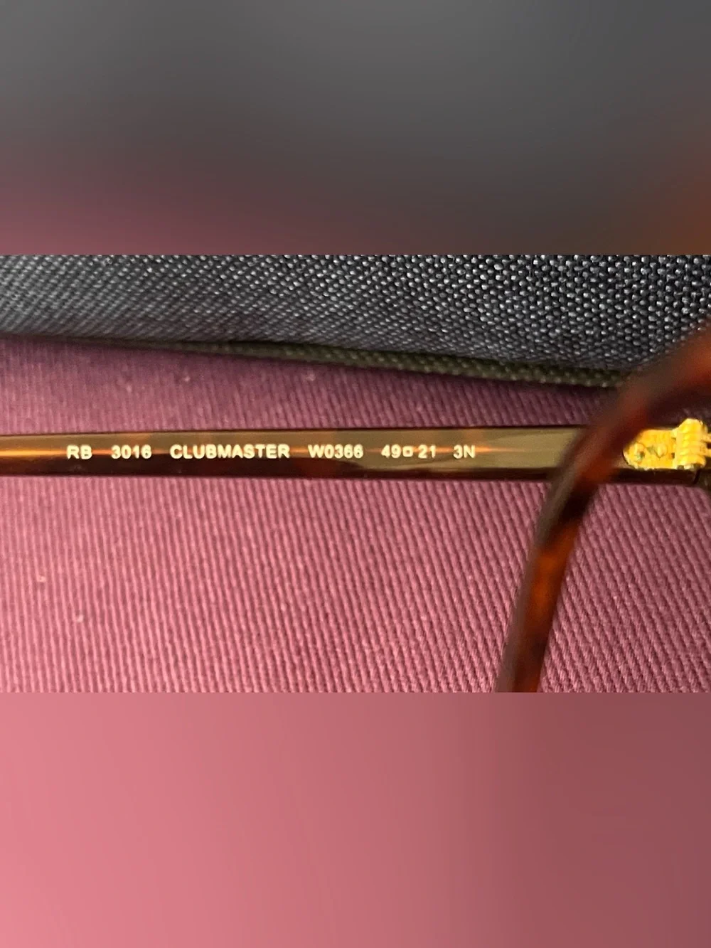 Ray-Ban vintage Brown/Gold Clubmaster Sunglasses